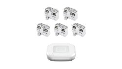 Homematic IP Smart Home Set Rollladen mit Access Point 2, 5x Rollladenaktor Unterputz