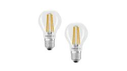 OSRAM HOMELIGHTING 4099854253461 LED EEK A (A - G) E27 Glühlampenform 2.2 W = 40 W Warmweiß (Ø x H) 60 mm x 60 mm