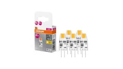 OSRAM HOMELIGHTING 4099854340284 LED EEK F (A - G) G4 1 W = 10 W Warmweiß (Ø x H) 10 mm x 10 mm 5 St.