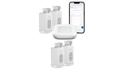 Homematic IP Smart Home Set Raumklima mit Access Point 2, 4 Heizkörperthermostate