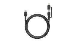 GP USB-Kabel USB-C®, Apple Lightning Stecker 1.50 m Schwarz GPCBCXBPBKUSB964