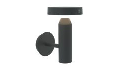 Die BOLD Solar-Wandleuchte mit PIR, Gun Grey