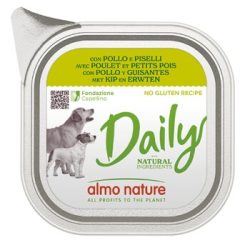 Almo nature Daily Menu 32x100g mit Huhn und Erbsen