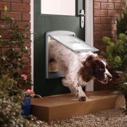 PetSafe Hundeklappe 777, 2-Weg-Funktion grau
