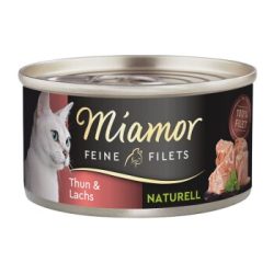 Miamor Feine Filets Naturelle Thunfisch und Lachs 96x80 g