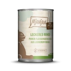 MjAMjAM Nassfutter Katze Adult, Purer Fleischgenuss 6x400 g Rind