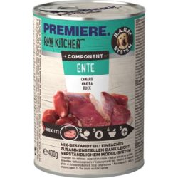 PREMIERE RAW KITCHEN Nassfutter Hund Adult Component, Ente 24x400 g