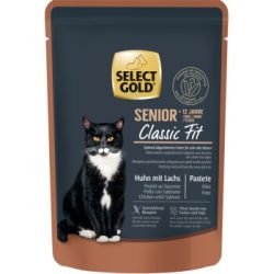 SELECT GOLD Senior +12 Huhn mit Lachs 48x85 g
