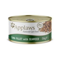 Applaws Nassfutter Katze Adult in Brühe Thunfisch mit Algen 24x156 g