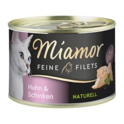 Miamor Feine Filets Naturell Huhn und Schinken 12x156 g