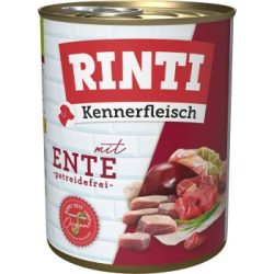 RINTI Kennerfleisch Nassfutter Hund, Adult, Dose, Ente 12x800 g