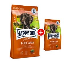 HAPPY DOG Sensible Trockenfutter Hund Adult, Toscana 12,5 kg + 1 kg