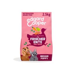 Edgard & Cooper Trockenfutter für Hunde, Junior, frische Freilaufente & Huhn 2.5 kg