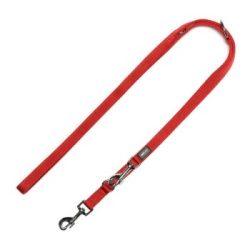 AniOne Nylonführleine Classic 2-lagig rot L