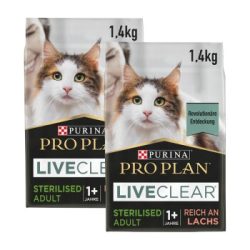 PRO PLAN Liveclear Sterilised Adult Lachs 2x1.4 kg