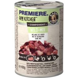 PREMIERE RAW KITCHEN Nassfutter Hund Adult Component, Wild 12x400 g