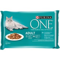 Purina ONE Nassfutter Katze Adult Hochseefisch 48x85 g