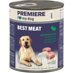 PREMIERE Best Meat Adult Kaninchen und Reis 6x800 g