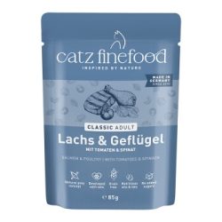 Catz finefood 16x85g Lachs und Geflügel