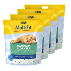 MultiFit Diamonds Aloe Vera Silikatstreu 4x16 l
