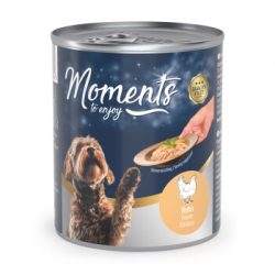 MOMENTS Nassfutter Hund, Adult, Huhn 12x220 g