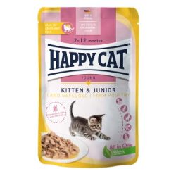 HAPPY CAT Young Nassfutter Katze Kitten & Junior, Land Geflügel, Meat in Sauce 20x85 g