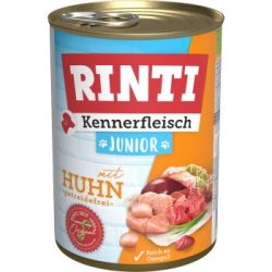 RINTI Kennerfleisch Nassfutter Hund Junior Dose Huhn 12x400 g