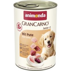 animonda GranCarno Original Nassfutter Hund Junior, Pute 12x400 g