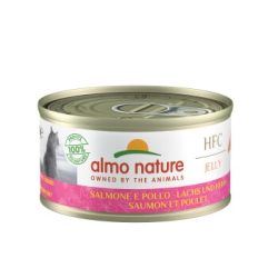 Almo nature HFC Jelly Lachs und Huhn 24x70 g