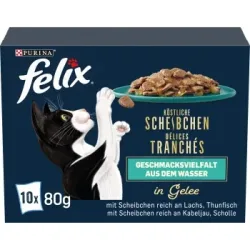 Felix  Köstliche Scheibchen 10 x 80 g Geschmacksvielfalt aus dem Wasser
