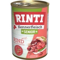 RINTI Kennerfleisch Nassfutter Hund, Senior, Dose 12x400 g Rind 12x400 g