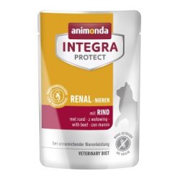 animonda Integra Protect Nassfutter Katze, Adult, Niere 24x85g mit Rind 24x85 g