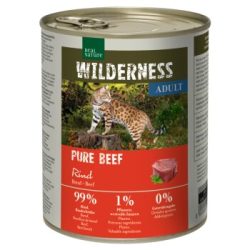 REAL NATURE WILDERNESS Nassfutter Katze, Adult Pure Beef 12x800 g