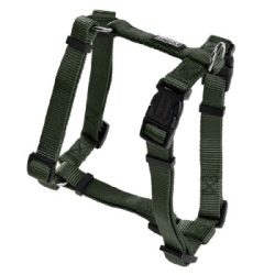 AniOne H-Geschirr Classic Nylon grün M