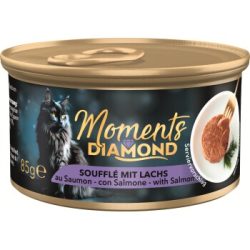 MOMENTS Diamond Nassfutter Katze, Adult, Soufflé Lachs 12x85 g