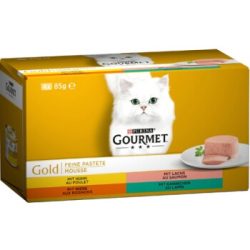 GOURMET Pastete Huhn Lachs Niere 8x85g