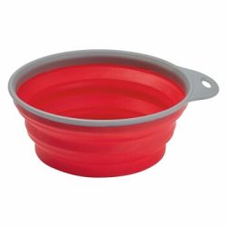 Dogs Creek Reise-Silikonnapf Trail rot 1 l