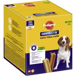 Pedigree Dentastix Daily Oral Care Megapack 105 Stück für mittelgroße Hunde