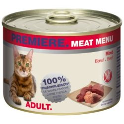 PREMIERE Meat Menu Adult Rind 12x200 g