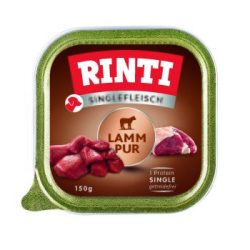RINTI Singlefleisch Nassfutter Hund, Adult, Schale, Lamm pur 10x150 g
