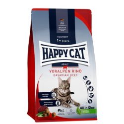 HAPPY CAT Culinary Trockenfutter Katze Adult, Voralpen-Rind 4 kg