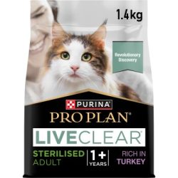 PRO PLAN Liveclear Sterilised Adult Truthahn 1.4 kg