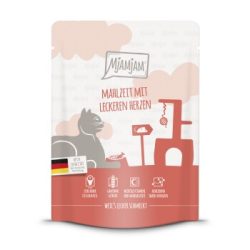 MjAMjAM Nassfutter Katze Adult Quetschie mit Herzen 6x300 g