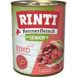 RINTI Kennerfleisch Nassfutter Hund, Senior, Dose Rind 36x800 g