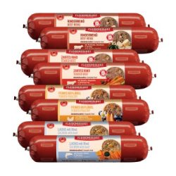 Fleischeslust Nassfutter Hund Classic Adult Gemischte Futterbox 8x400 g