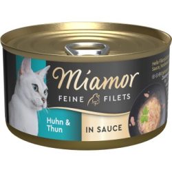 Miamor Feine Filets in Sauce Thunfisch und Huhn 24x85 g