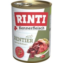 RINTI Kennerfleisch Nassfutter Hund, Adult, Dose, Rentier 12x400 g