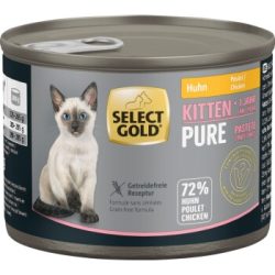 SELECT GOLD Pure Kitten Paté 12x200 g