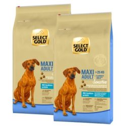 SELECT GOLD Sensitive Adult Maxi mit Insekten-Protein-Mischung 2x12 kg