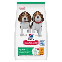 Hill's Science Plan Trockenfutter Hund, Medium Puppy mit Huhn 2.5 kg